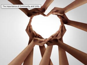 Importance of Community Hands in a heart