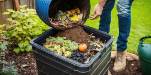 Organic Gardening Methods Composting in the garden