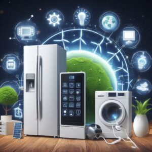 energy-efficient appliances and LED lighting.