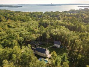 Choosing the Right Location House in the woods by a river