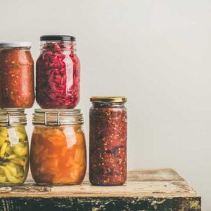 Food Preservation and Self-Sufficiency Jars of Food