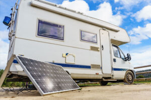 Solar Generators for Off-Grid Living Camper and solar panel