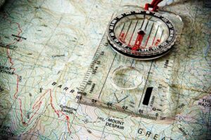Why Navigation Skills Matter Compass on a Map