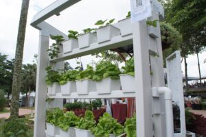 Designing the Vertical Farm stacked-bucket-system