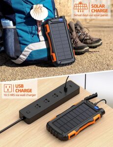 Power Bank Solar Charger USB Charger