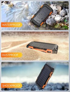Power Bank Solar Charger Waterproof