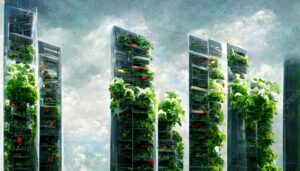 The Future of Vertical Farming Using Aeroponics Buildings with vertical farming incorporated