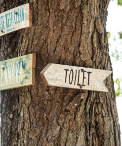 DIY Wooden Signs On a Tree