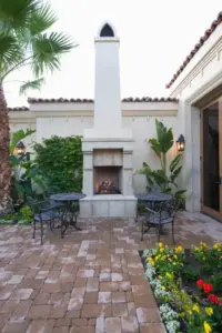 Outdoor Fireplace and Chimney