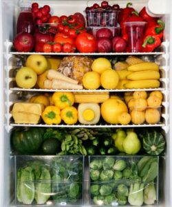 Storing and Using Hydroponic Produce Produce Stored In Fridge